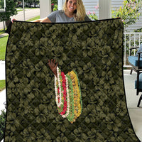 Hawaii Lei Kamehameha Quilt Melemele Seamless Pattern Hibiscus Flower