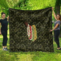 Hawaii Lei Kamehameha Quilt Melemele Seamless Pattern Hibiscus Flower