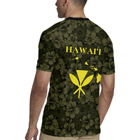 Hawaii Lei Kamehameha Rugby Jersey Melemele Seamless Pattern Hibiscus Flower LT9 - Polynesian Pride