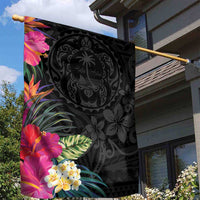 Hafa Adai Guam Garden Flag Tropical Flowers Colorful Vibes LT9 - Polynesian Pride