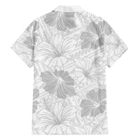 Samoa Lotu Tamaiti Family Matching Puletasi and Hawaiian Shirt White Sun Day Beauty Hibiscus Ver01