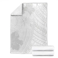 Samoa Lotu Tamaiti Blanket White Sun Day Beauty Hibiscus Ver02