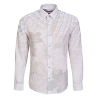 Samoa Lotu Tamaiti Family Matching Puletasi and Hawaiian Shirt White Sun Day Beauty Hibiscus Ver02