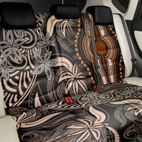Polynesia Dashiki Back Car Seat Cover Polynesia and Africa Traditional Special Together Gold