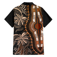 Polynesia Dashiki Hawaiian Shirt Polynesia and Africa Traditional Special Together Gold LT9 - Polynesian Pride