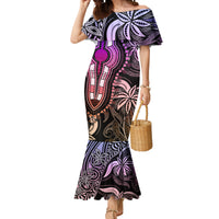 Polynesia Dashiki Mermaid Dress Polynesia and Africa Traditional Special Together Pastel LT9 Women Pastel - Polynesian Pride