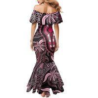 Polynesia Dashiki Mermaid Dress Polynesia and Africa Traditional Special Together Pink LT9 - Polynesian Pride
