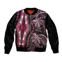 polynesia-dashiki-sleeve-zip-bomber-jacket-polynesia-and-africa-traditional-special-together-pink
