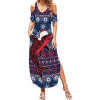 samoa-manuia-le-kirisimasi-summer-maxi-dress-samoan-fishing-tribal-pattern-christmas-vibe