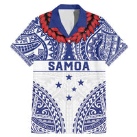 Personalised Toa Samoa Rugby Spirit Family Matching Mermaid Dress and Hawaiian Shirt White Samoan Tribal Pattern - Polynesian Pride