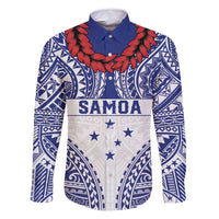 Personalised Toa Samoa Rugby Spirit Family Matching Mermaid Dress and Hawaiian Shirt White Samoan Tribal Pattern - Polynesian Pride