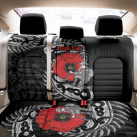 ANZAC Day Aotearoa Silver Fern Maori Personalised Back Car Seat Cover