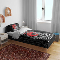 ANZAC Day Aotearoa Silver Fern Maori Personalised Bedding Set LT9 - Polynesian Pride