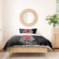ANZAC Day Aotearoa Silver Fern Maori Personalised Bedding Set LT9 - Polynesian Pride