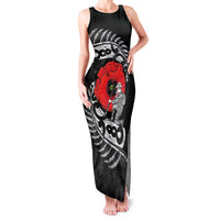 ANZAC Day Aotearoa Silver Fern Maori Personalised Family Matching Tank Maxi Dress and Hawaiian Shirt
