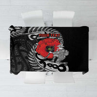 ANZAC Day Aotearoa Silver Fern Maori Personalised Tablecloth