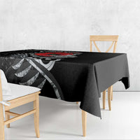 ANZAC Day Aotearoa Silver Fern Maori Personalised Tablecloth