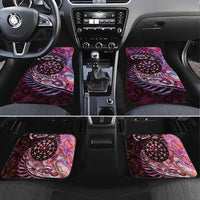 New Zealand Darts Personalised Car Mats Aotearoa Silver Fern Pink Papua Shell Spirit