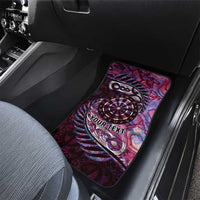 New Zealand Darts Personalised Car Mats Aotearoa Silver Fern Pink Papua Shell Spirit