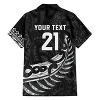 New Zealand Indigenous-Maori Rugby Custom Family Matching Summer Maxi Dress and Hawaiian Shirt