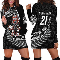 New Zealand Indigenous-Maori Rugby Custom Hoodie Dress