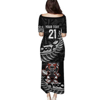 New Zealand Indigenous-Maori Rugby Custom Puletasi