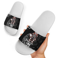 New Zealand Indigenous-Maori Rugby Custom Slide Sandals LT9 - Polynesian Pride