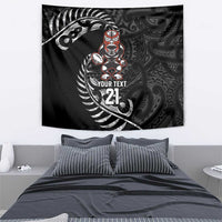 New Zealand Indigenous-Maori Rugby Custom Tapestry
