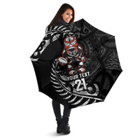 New Zealand Indigenous-Maori Rugby Custom Umbrella LT9 - Polynesian Pride