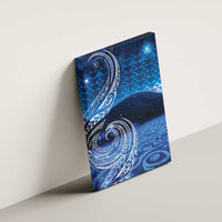 New Zealand Matariki Canvas Wall Art Taniko Aramoana With Koru Galaxy Sky Night