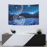 New Zealand Matariki Tapestry Taniko Aramoana With Koru Galaxy Sky Night