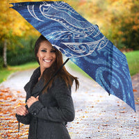 New Zealand Matariki Umbrella Taniko Aramoana With Koru Galaxy Sky Night LT9 - Polynesian Pride