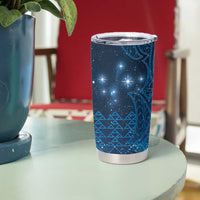 New Zealand Matariki Tumbler Cup Taniko Aramoana With Maori Galaxy Sky Night