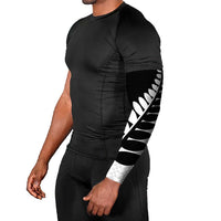 New Zealand Silver Fern Niho Taniwha Arm Sleeves - Polynesian Pride