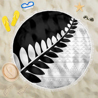 New Zealand Silver Fern Niho Taniwha Beach Blanket