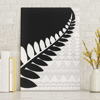 New Zealand Silver Fern Niho Taniwha Canvas Wall Art