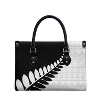 New Zealand Silver Fern Niho Taniwha Leather Bag LT9 - Polynesian Pride