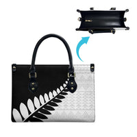 New Zealand Silver Fern Niho Taniwha Leather Bag LT9 - Polynesian Pride