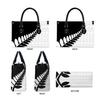 New Zealand Silver Fern Niho Taniwha Leather Bag LT9 - Polynesian Pride