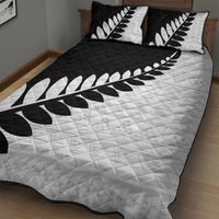 New Zealand Silver Fern Niho Taniwha Quilt Bed Set LT9 - Polynesian Pride