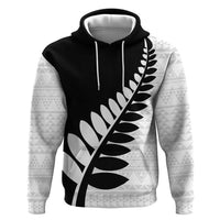 New Zealand Silver Fern Niho Taniwha Zip Hoodie