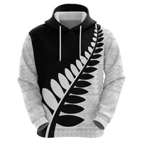 New Zealand Silver Fern Niho Taniwha Zip Hoodie