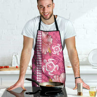 Pink Hibiscus Turle Apron Hawaiian Style Tribal Tapa Pattern LT9 - Polynesian Pride