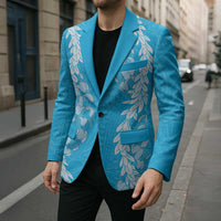 Puakenikeni and Maile Lei Blazer Blue Double Strand Lei - Polynesian Pride