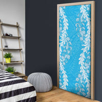 Puakenikeni and Maile Lei Door Cover Blue Double Strand Lei LT9 - Polynesian Pride