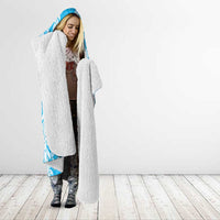 Puakenikeni and Maile Lei Hooded Blanket Blue Double Strand Lei LT9 - Polynesian Pride