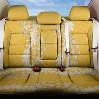 Puakenikeni and Maile Lei Back Car Seat Cover Gold Double Strand Lei