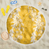 Puakenikeni and Maile Lei Beach Blanket Gold Double Strand Lei