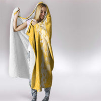 Puakenikeni and Maile Lei Hooded Blanket Gold Double Strand Lei LT9 - Polynesian Pride