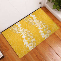 Puakenikeni and Maile Lei Rubber Doormat Gold Double Strand Lei LT9 - Polynesian Pride